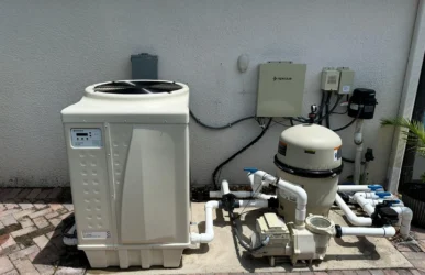 Pool Heater Install