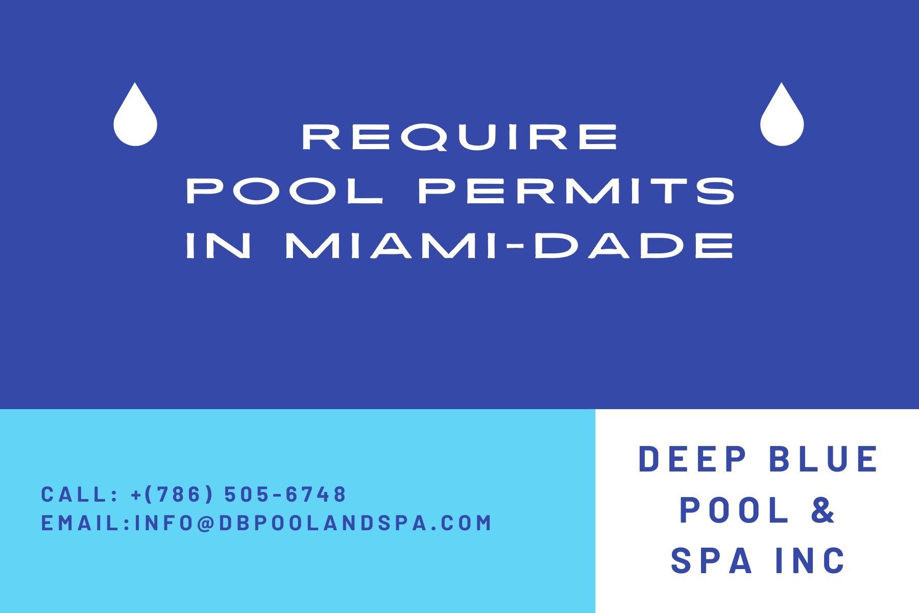 Pool Permits in Miami-Dade By Deep Blue Pool And Spa