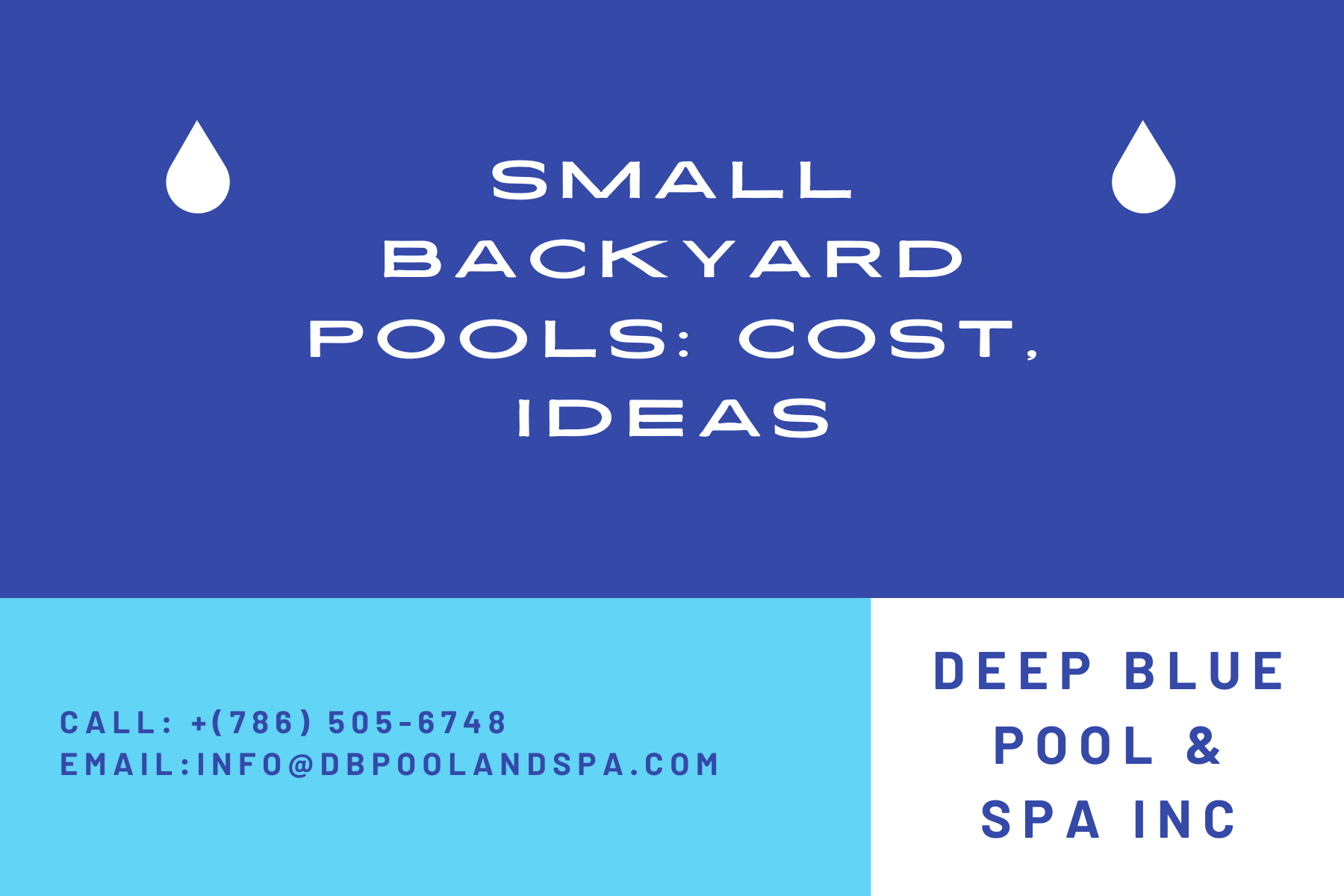 Small Backyard Pools: Cost, Ideas