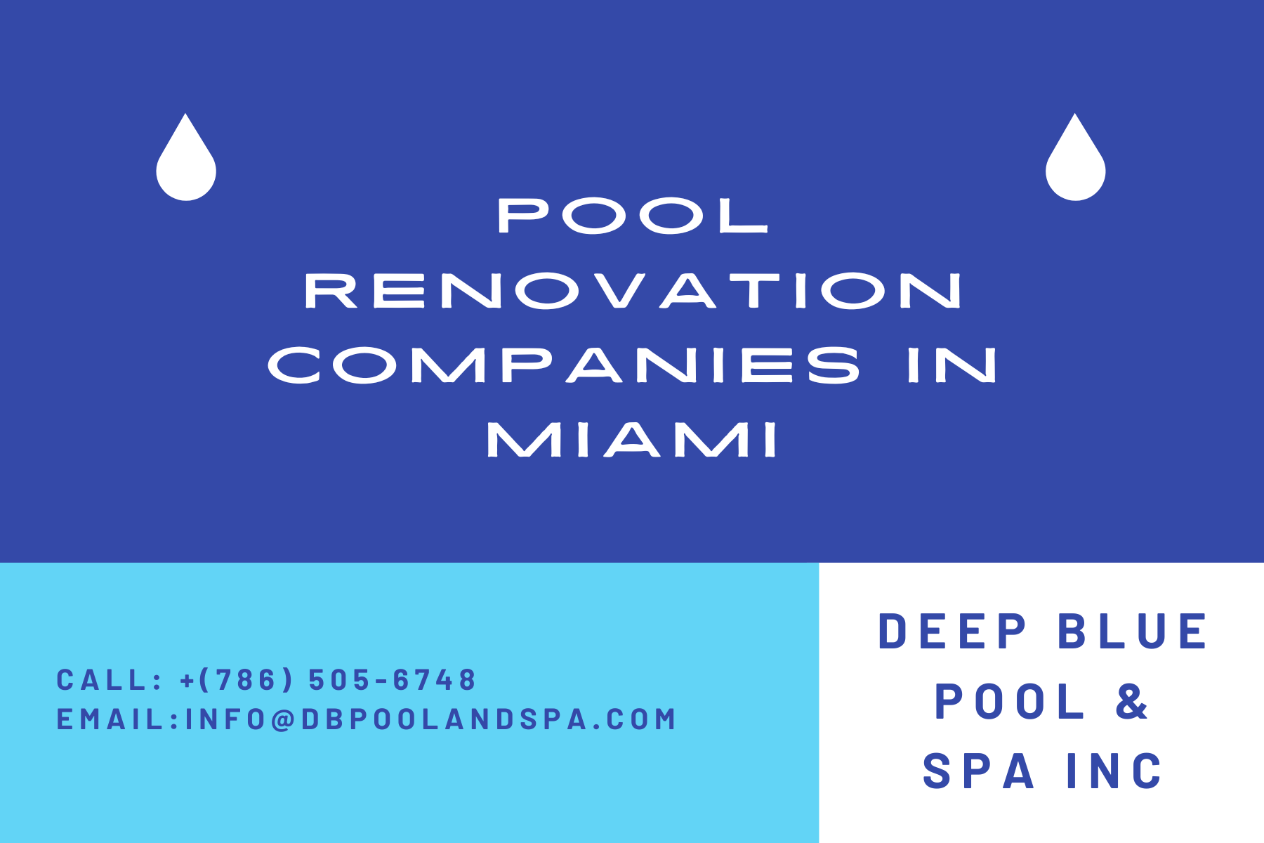 Pool Renovation Companies in Miami