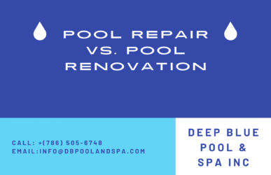 Pool Repair vs. Pool Renovation