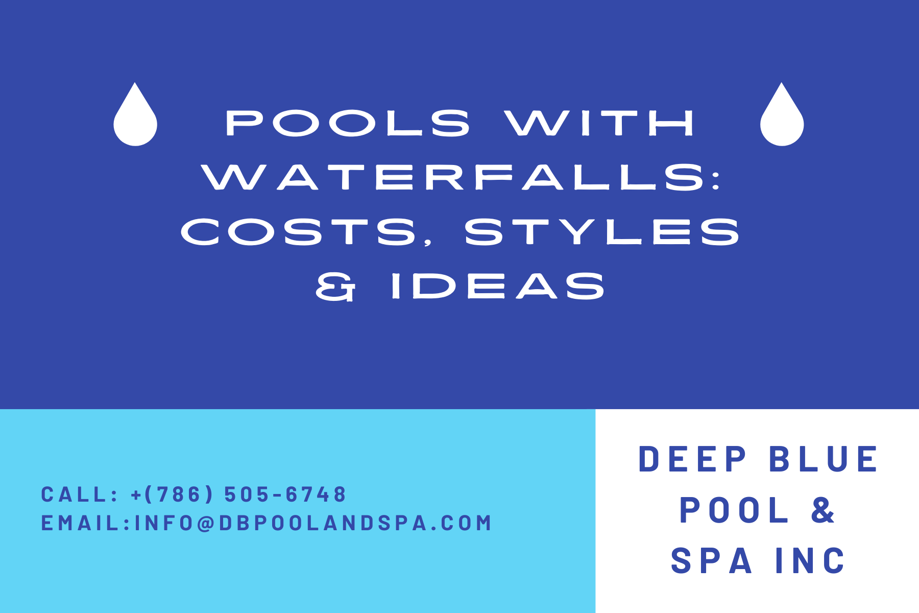 Pools with Waterfalls Costs, Styles & Ideas