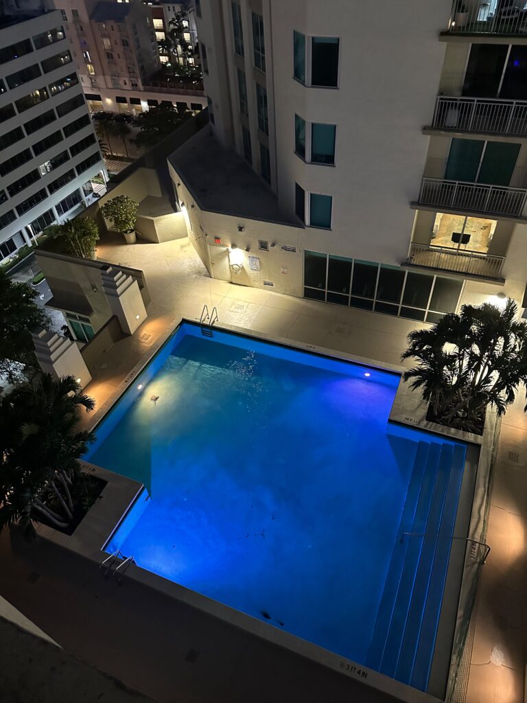 commercial pool renovation created by DB pool and spa Inc in Miami