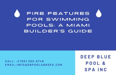 fire features for swimming pool