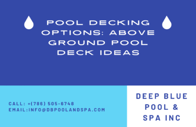 Pool Decking Options
