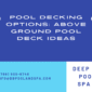 Pool Decking Options Above Ground Pool Deck Ideas 85x85