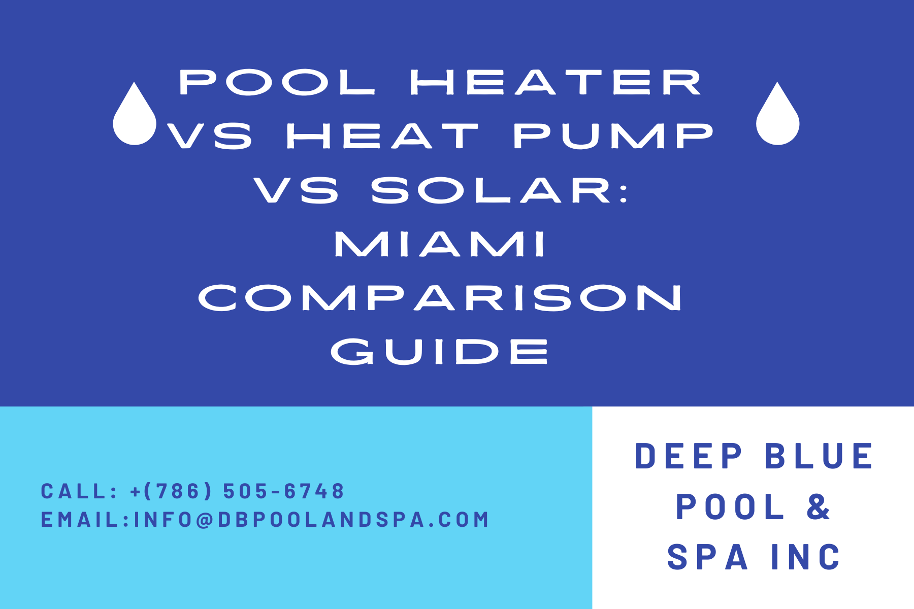 Pool Heater vs Heat Pump vs Solar Miami Comparison