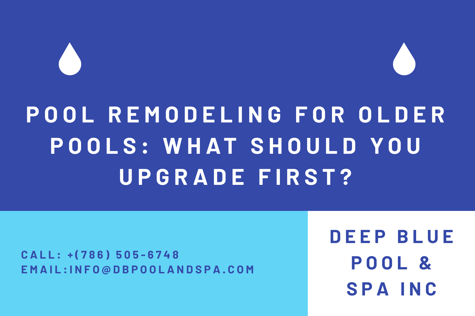 Pool Remodeling for Older Pools: What Should You Upgrade First?