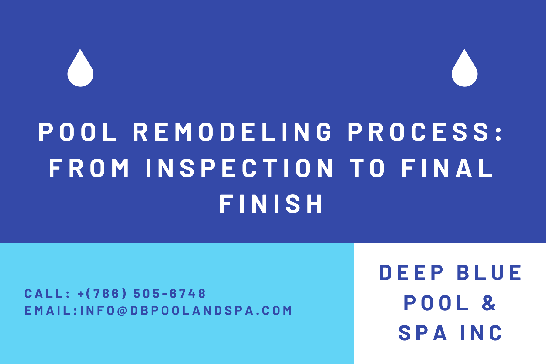 Pool Remodeling Process: From Inspection to Final Finish