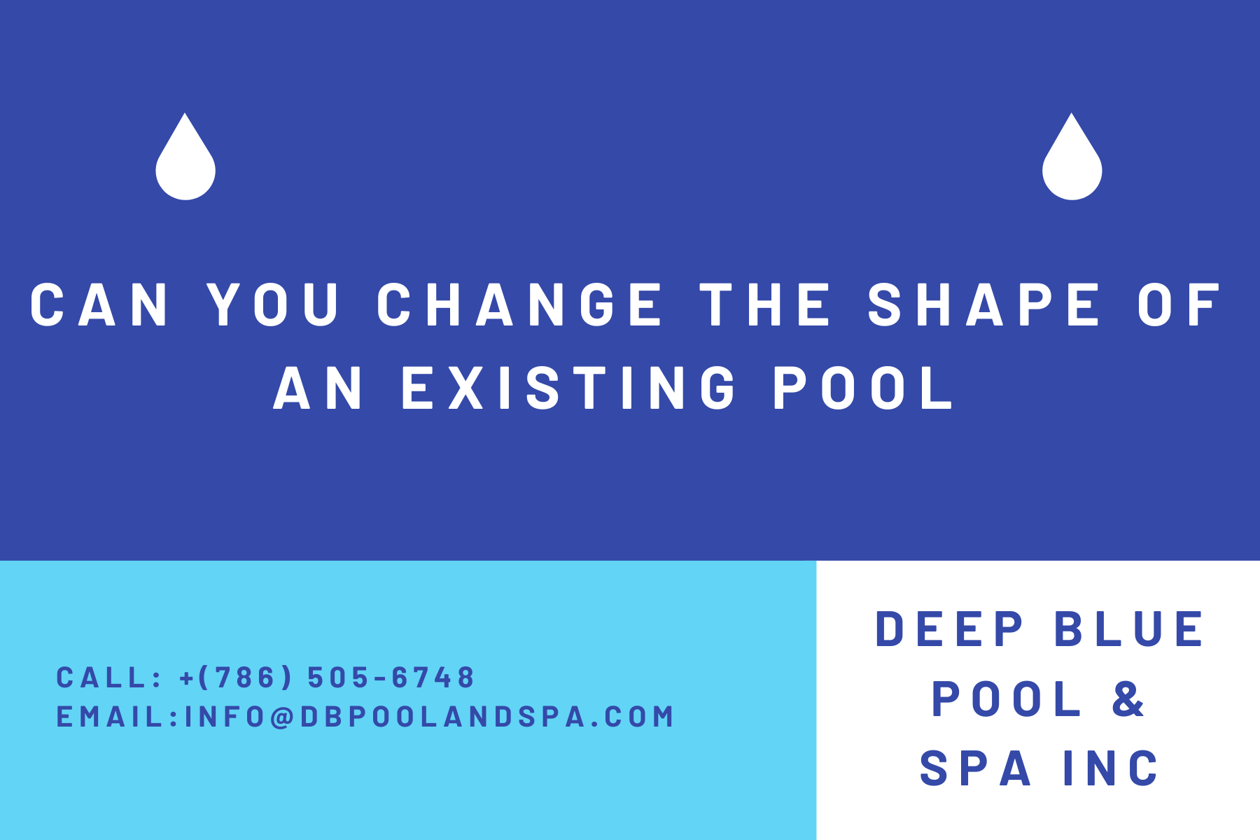 Can You Change the Shape of an Existing Pool