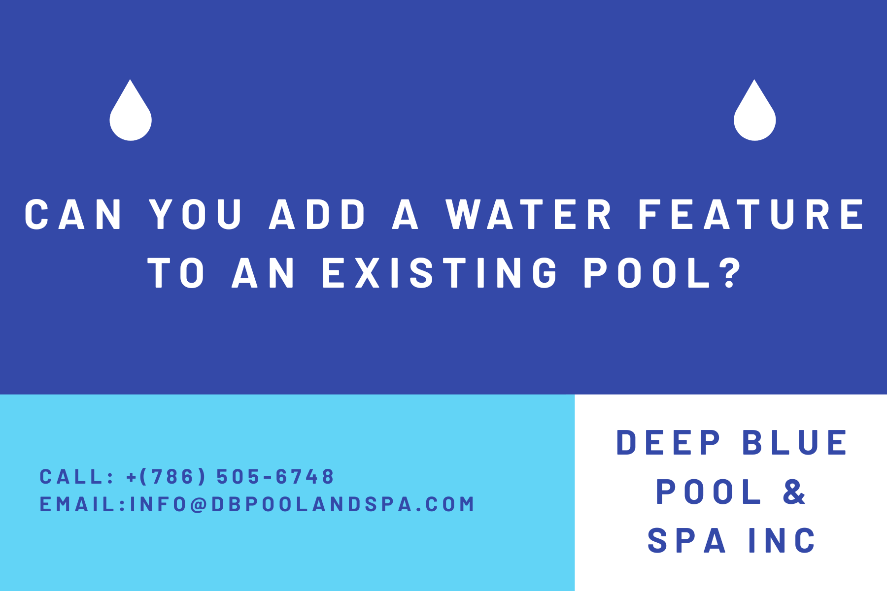 Can You Add a Water Feature to an Existing Pool?