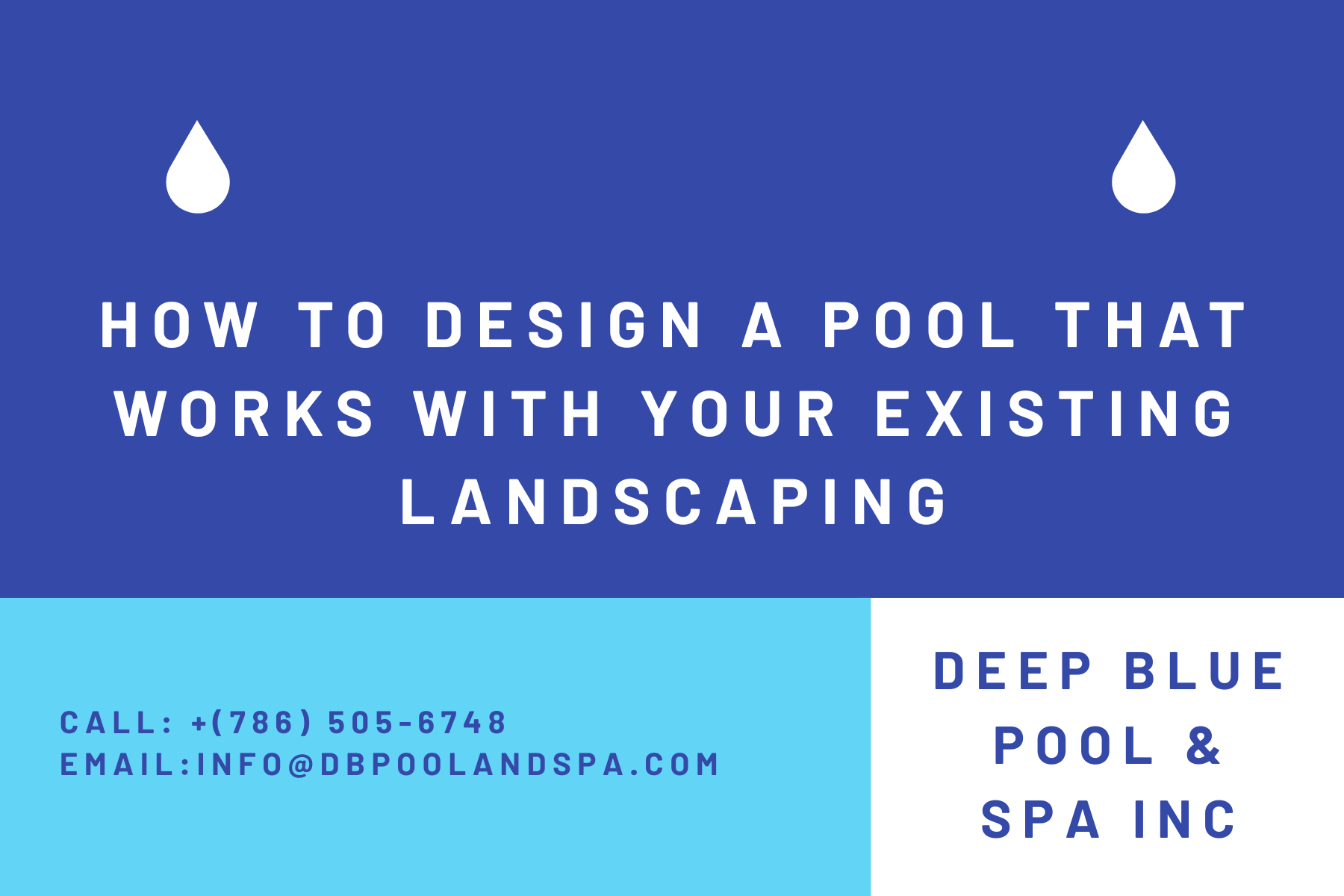 How to Design a Pool That Works With Your Existing Landscaping