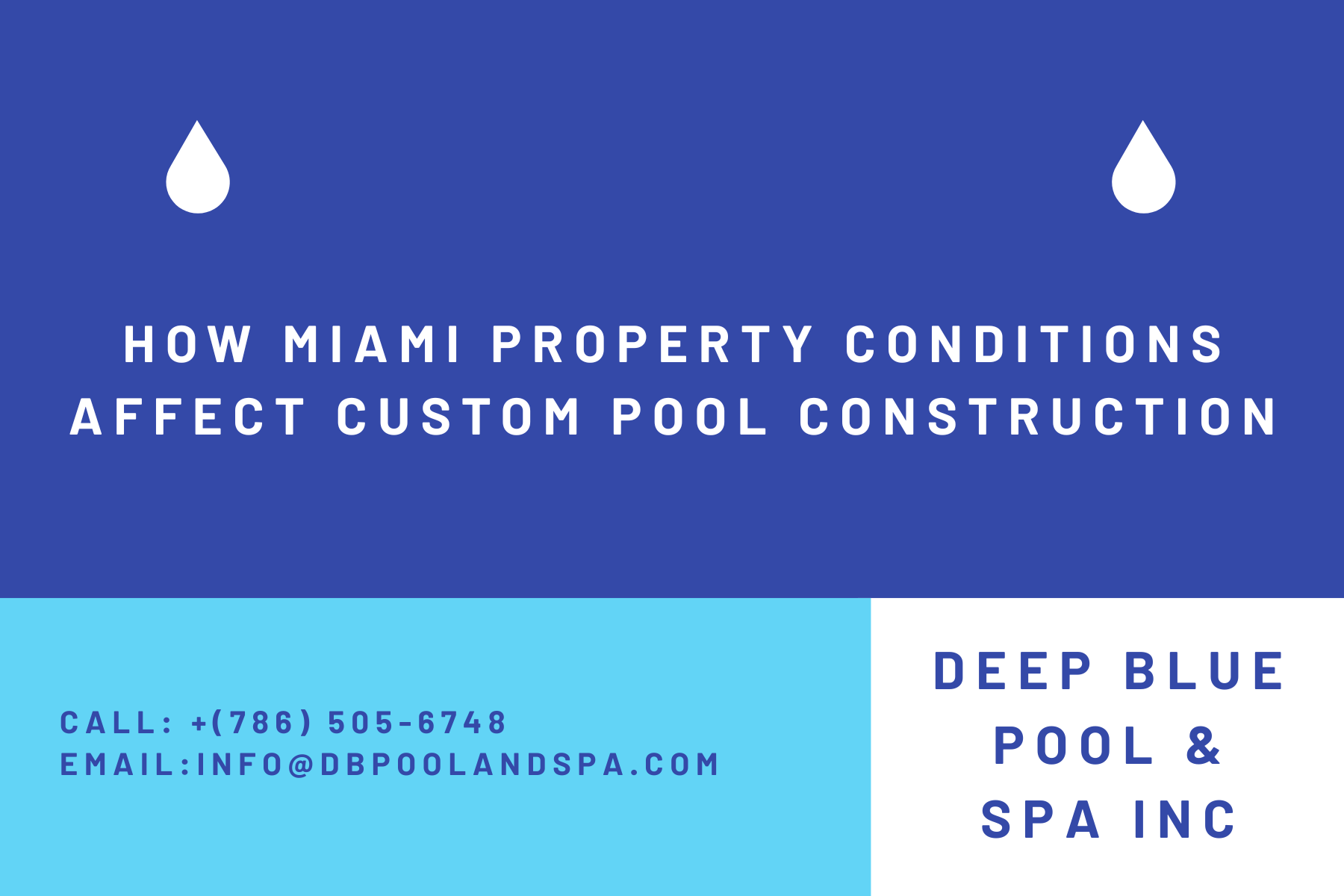 How Miami Property Conditions Affect Custom Pool Construction