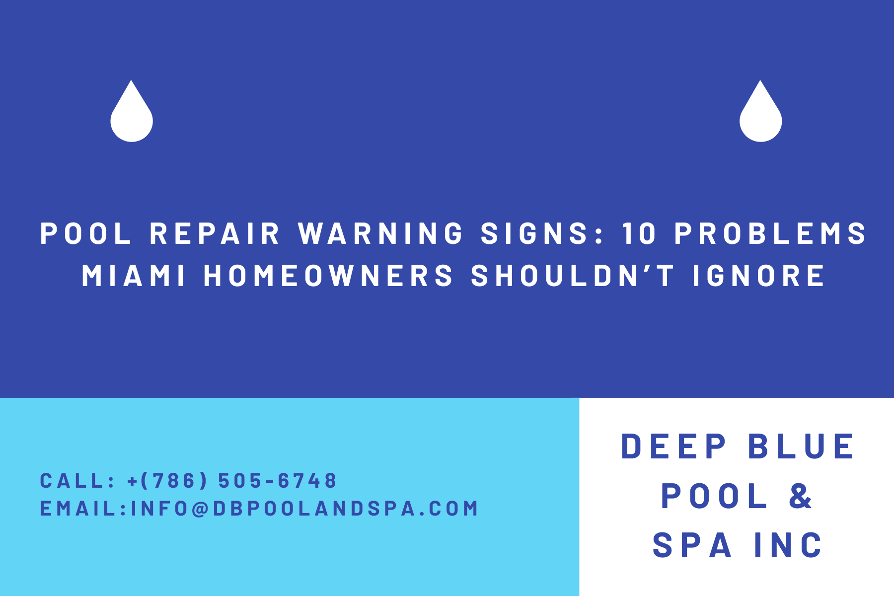 Pool Repair Warning Signs: 10 Problems Miami Homeowners Shouldn’t Ignore