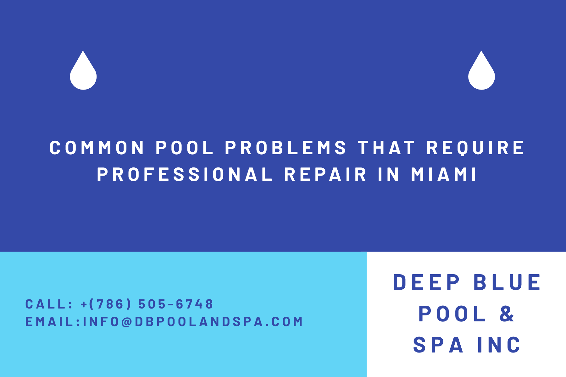 Common Pool Problems That Require Professional Repair in Miami