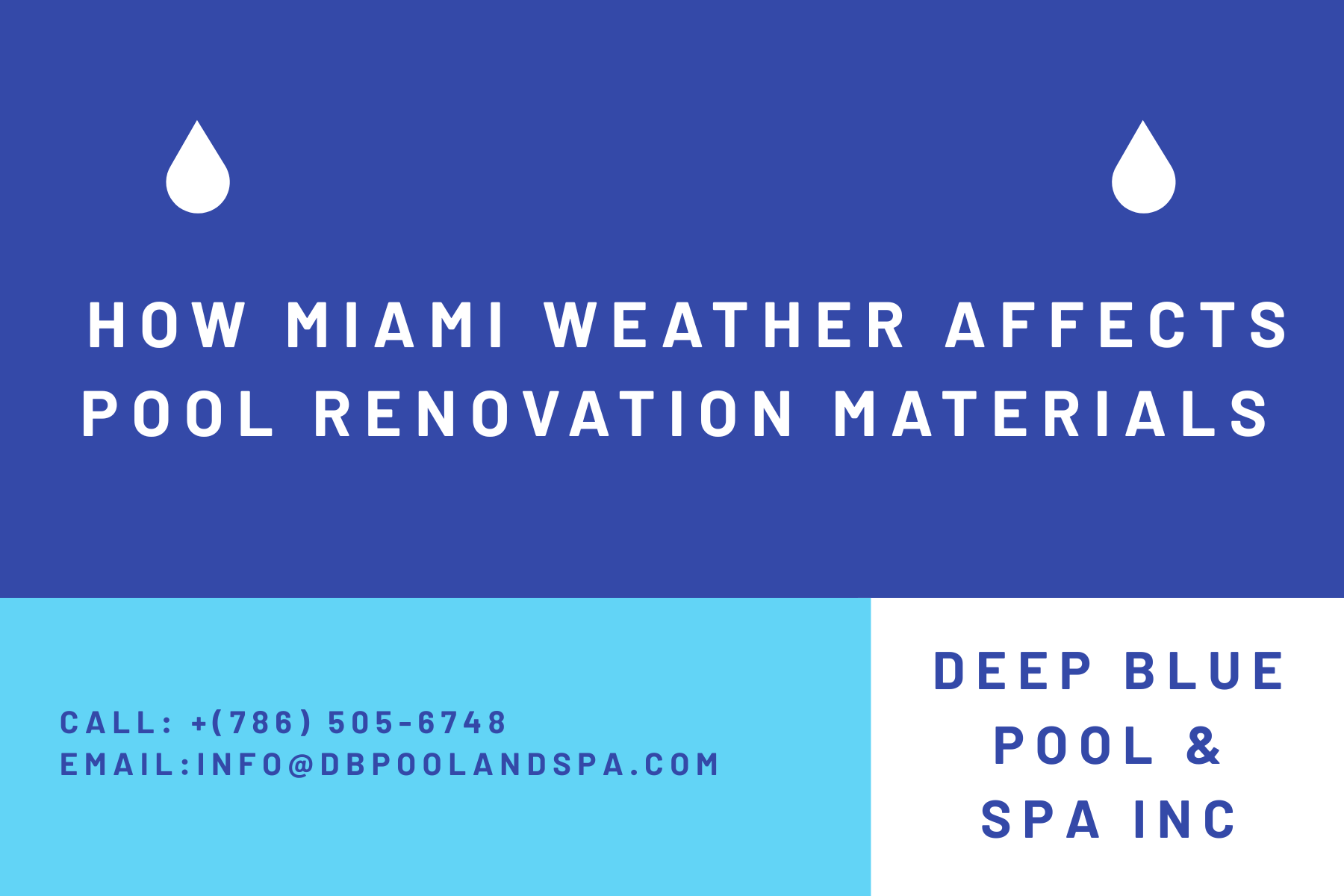How Miami Weather Affects Pool Renovation Materials