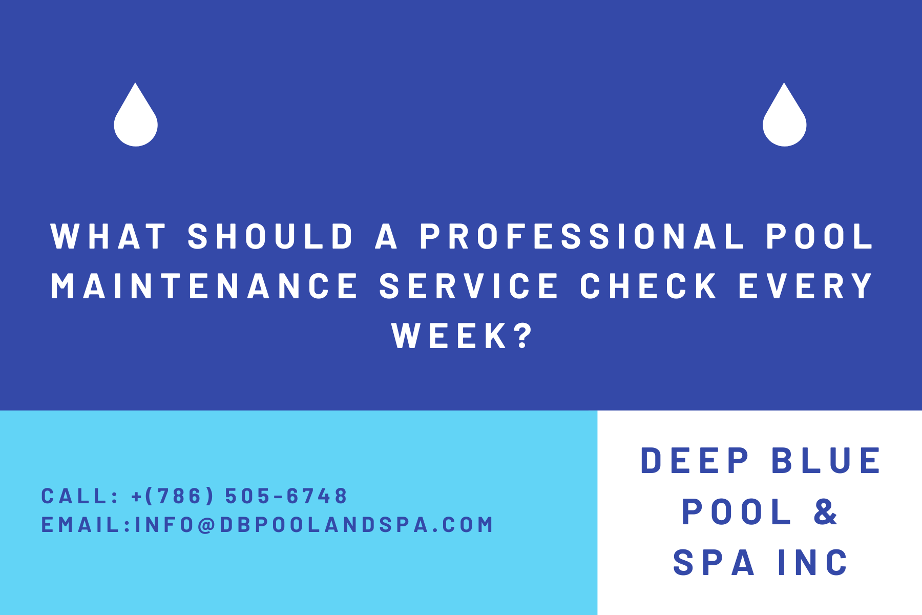What Should a Professional Pool Maintenance Service Check Every Week?