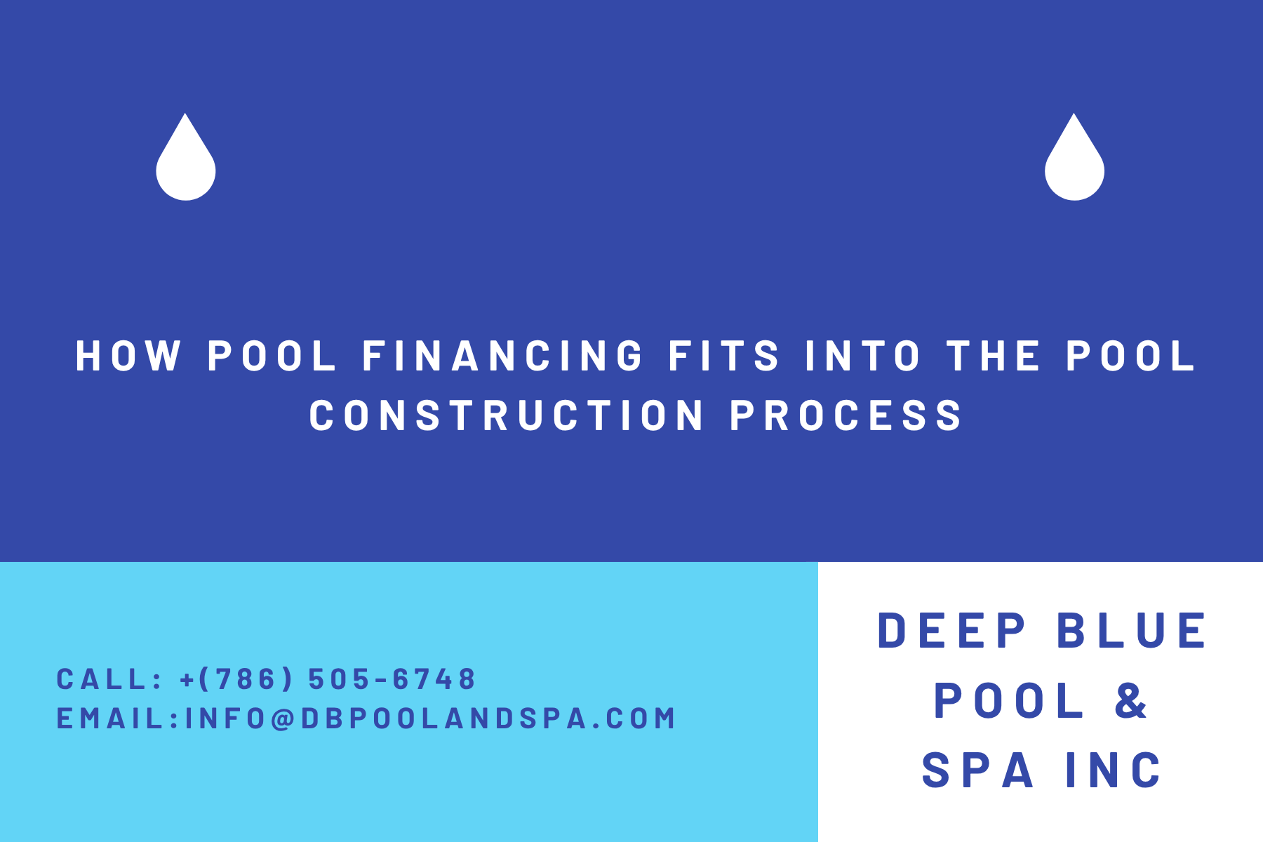 How Pool Financing Fits Into the Pool Construction Process