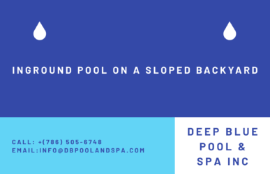 Inground Pool on a Sloped Backyard