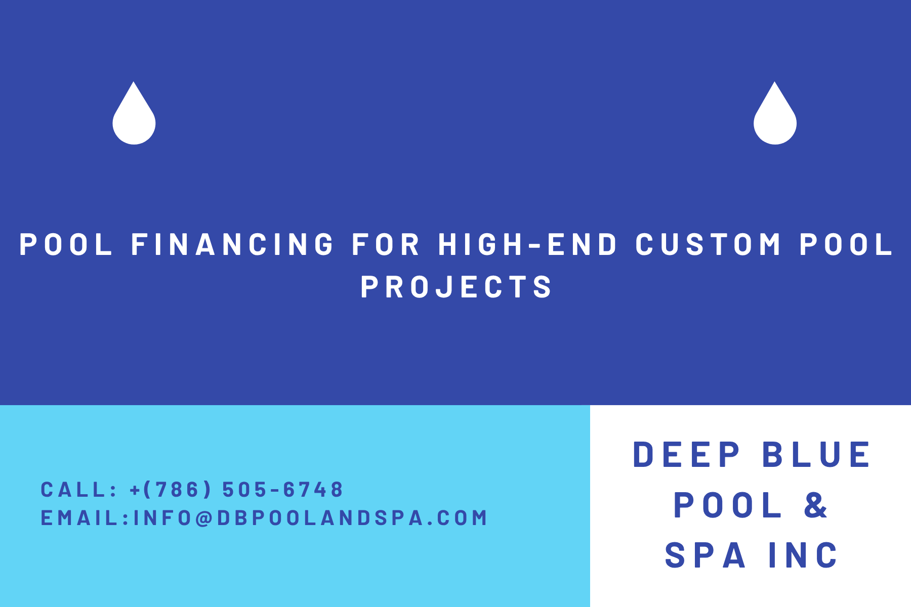 Pool Financing for High-End Custom Pool